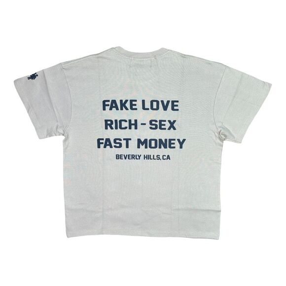 Homme + Femme LA Hotel Homme Femme Rich Sex Tee - Cream / Brown - Size Large - Picture 4 of 7